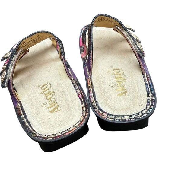 Alegria Venus Purple Gleam Comfort Sandals Adjustable Three Strap Eu 36 US 6-6.5 - Picture 9 of 12